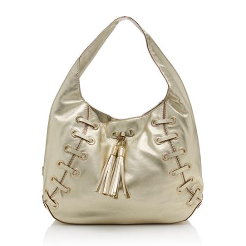 MICHAEL Michael Kors Leather Astor Grommet Large Hobo