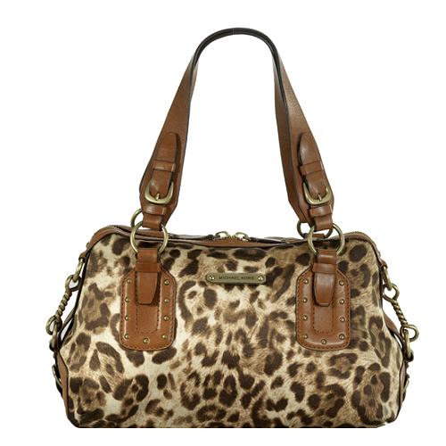 MICHAEL Michael Kors Leopard Print Satchel Handbag