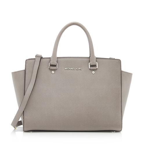 MICHAEL Michael Kors Saffiano Selma Large Satchel