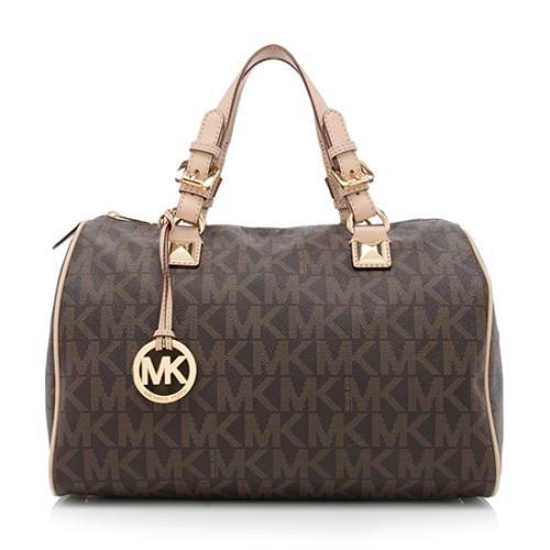 MICHAEL Michael Kors Signature Grayson Large Satchel 