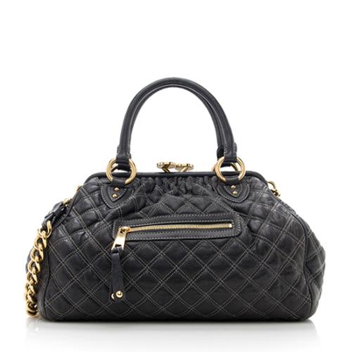 Marc Jacobs Leather Stam Satchel