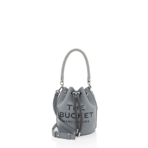 Marc Jacobs Leather The Bucket Drawstring Small Shoulder Bag