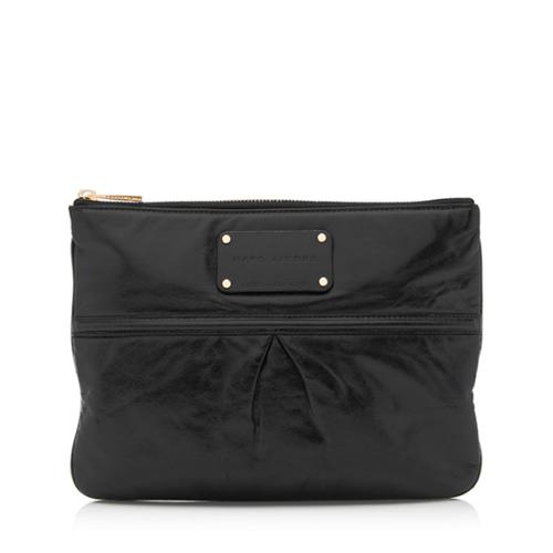 Marc Jacobs Leather Palais Royal Large Clutch