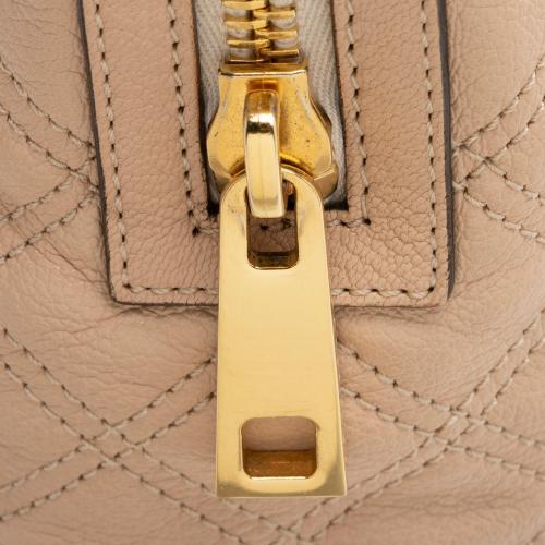 Marc Jacobs Quilted Lambskin Karlie Large Dome Satchel