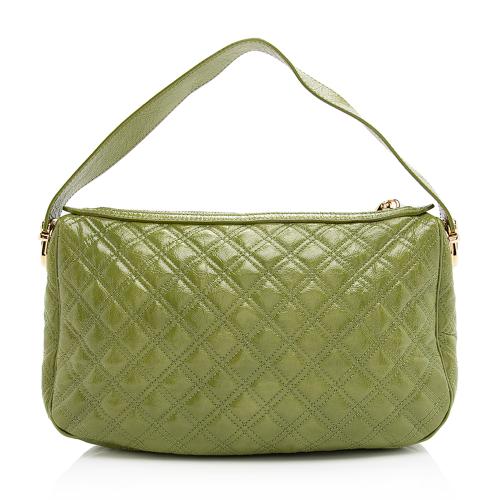 Marc Jacobs Quilted Patent Leather Ursula Shoulder Bag