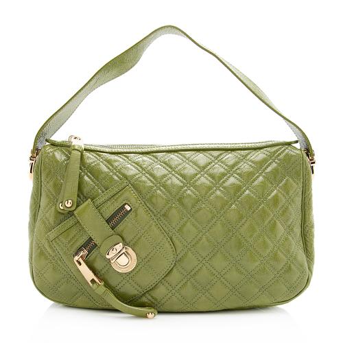 Marc Jacobs Quilted Patent Leather Ursula Shoulder Bag