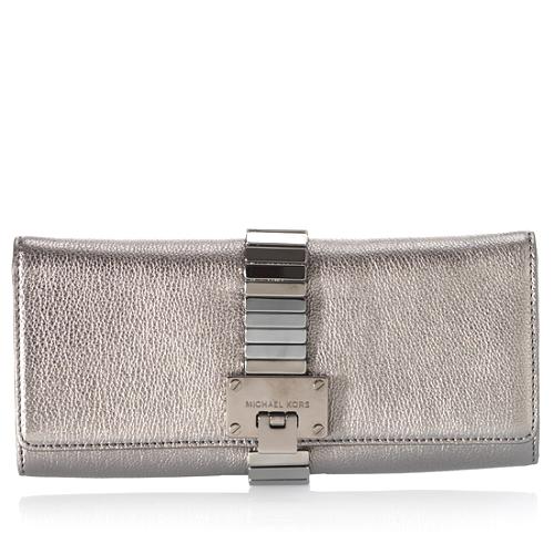 Michael Kors Hadley Metallic Clutch