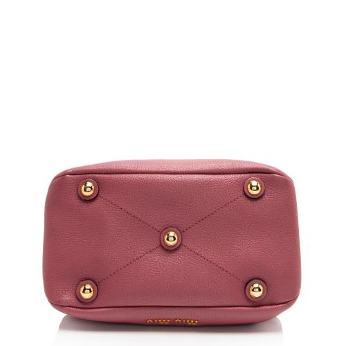 Miu Miu Goatskin Madras Hobo