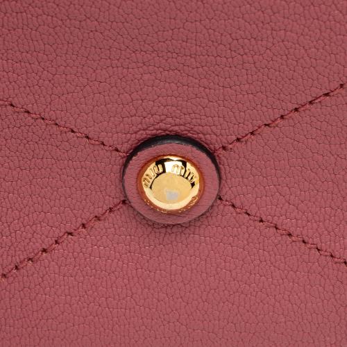 Miu Miu Goatskin Madras Hobo