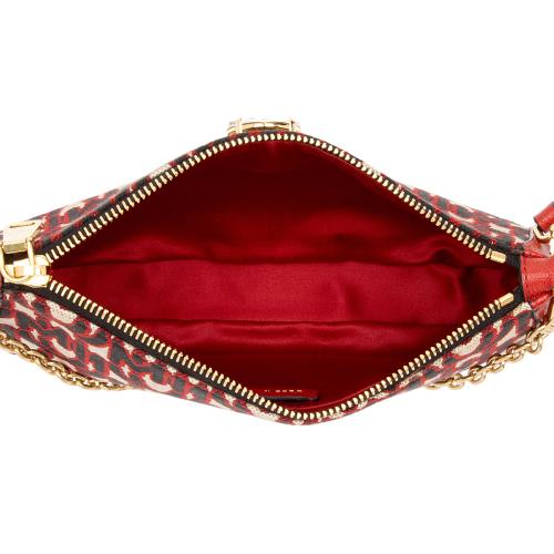 Miu Miu Monogram Jacquard Madras Crossbody