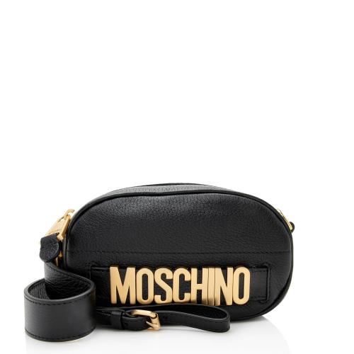 Moschino Leather Logo Belt Bag