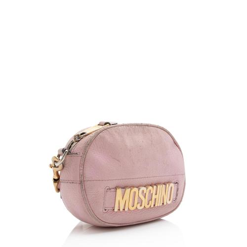 Moschino Leather Logo Shoulder Bag - FINAL SALE