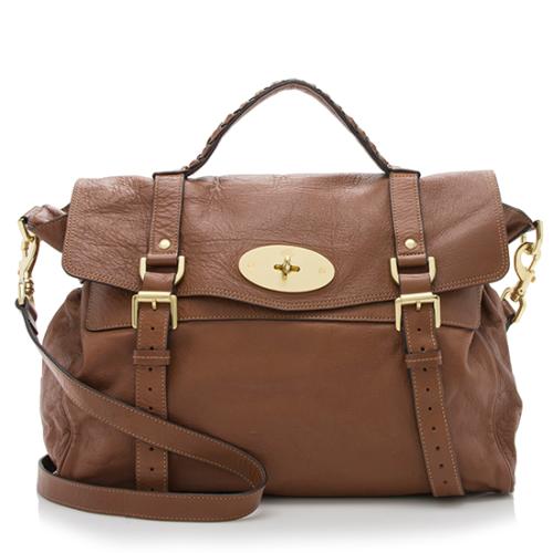 Mulberry Polished Buffalo Alexa Crossbody