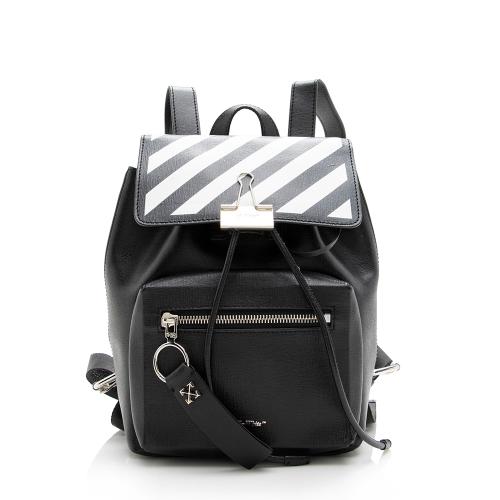 Off-White Diagonal Stripe Backpack