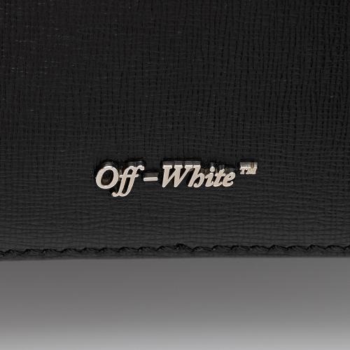 Off-White Leather Diag Mini Crossbody