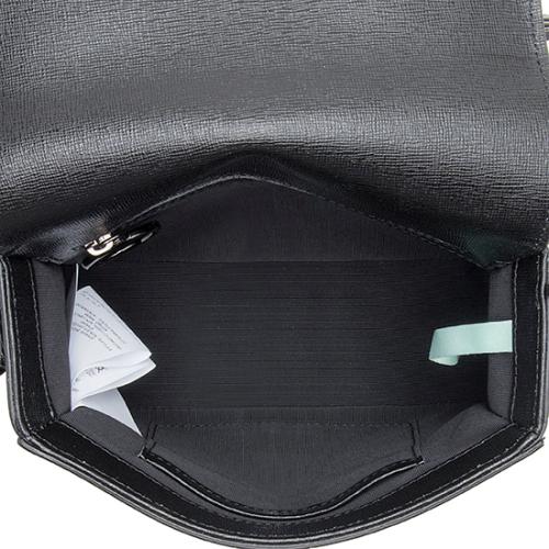 Off-White Leather Diag Mini Crossbody