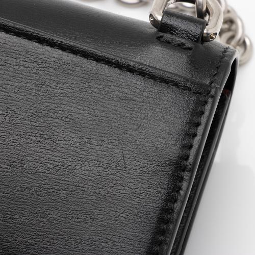 Off-White Leather Logo Jitney Wallet on Chain Bag