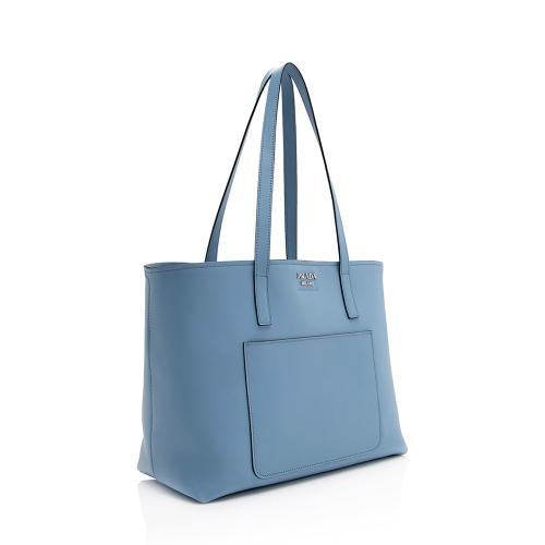 Prada Calf City Pocket Shopping Tote 