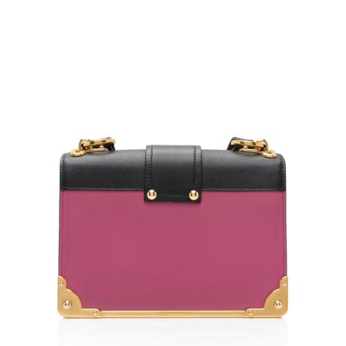 Prada Calfskin Cahier Shoulder Bag