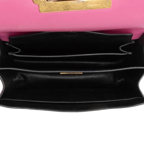 Prada Calfskin Cahier Shoulder Bag