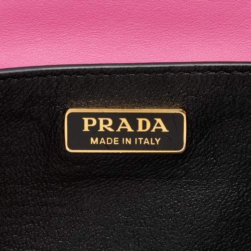 Prada Calfskin Cahier Shoulder Bag