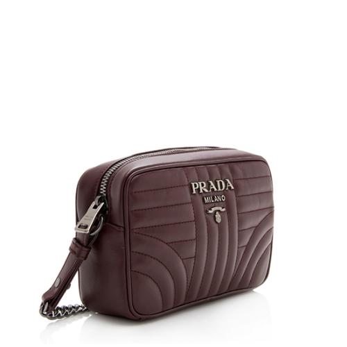 Prada Calfskin Diagramme Crossbody