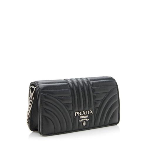 Prada Calfskin Diagramme Mini Bag