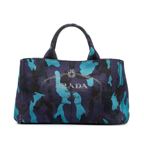 Prada Canapa Camouflage Tote