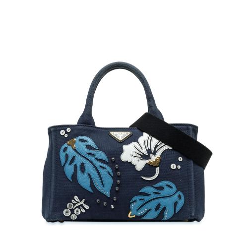 Prada Canapa Hawaii Satchel