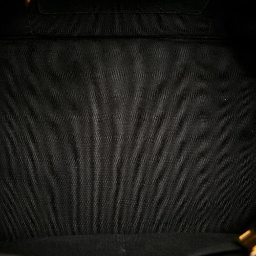 Prada Canapa Logo Canvas Satchel