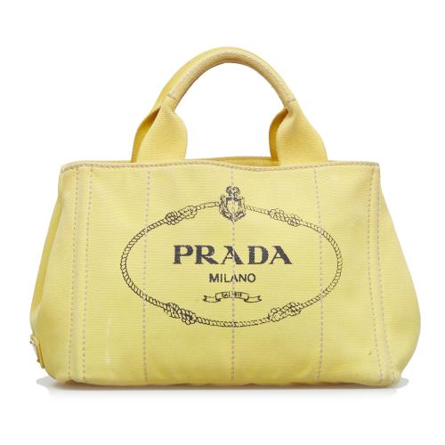 Prada Canapa Logo Satchel