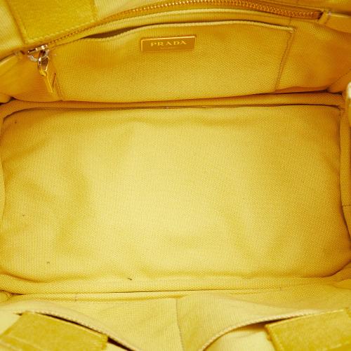 Prada Canapa Logo Satchel