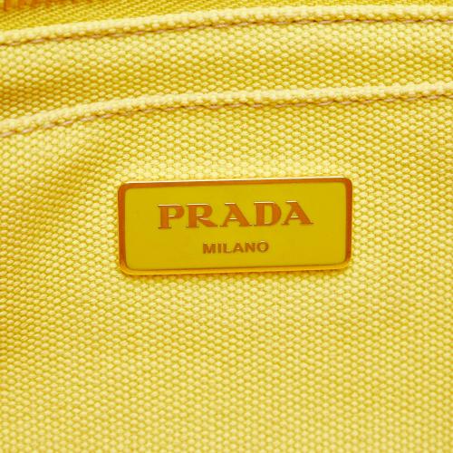 Prada Canapa Logo Satchel