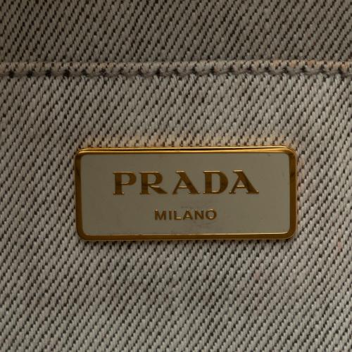 Prada Canapa Logo Satchel