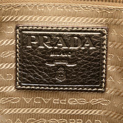 Prada Canapa Logo Satchel