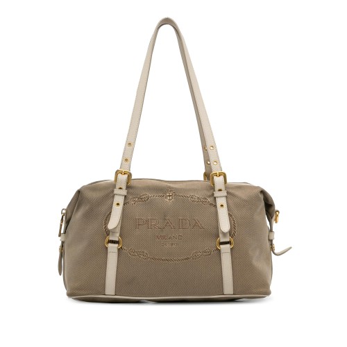 Prada Canapa Logo Shoulder Bag