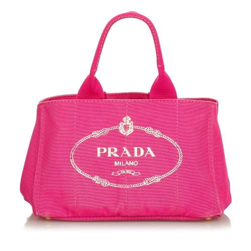 Prada Canapa Logo Tote Bag