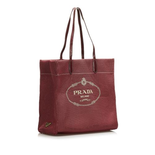 Prada Canapa Neoprene Tote