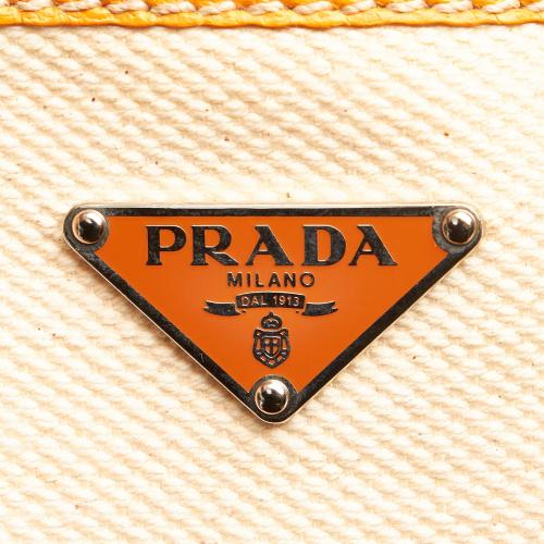 Prada Canvas Tote Bag