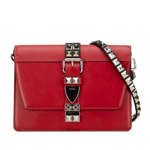 Prada City Calf and Saffiano Elektra Crossbody Bag