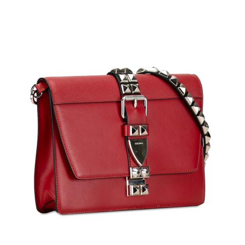 Prada City Calf and Saffiano Elektra Crossbody Bag