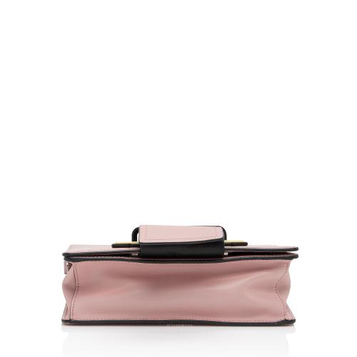 Prada City Calfskin Plex Ribbon Shoulder Bag