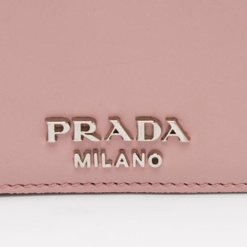 Prada City Calfskin Plex Ribbon Shoulder Bag