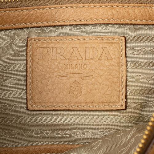 Prada Deerskin Leather Shoulder Bag