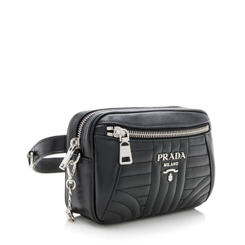 Prada Calfskin Diagramme Belt Bag