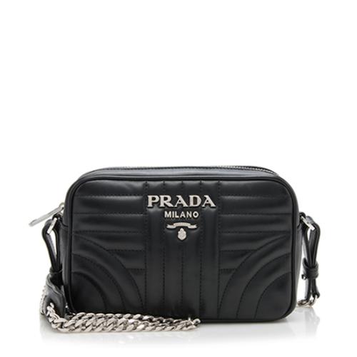 Prada Calfskin Diagramme Crossbody