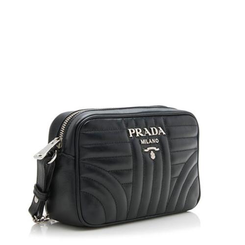 Prada Calfskin Diagramme Crossbody