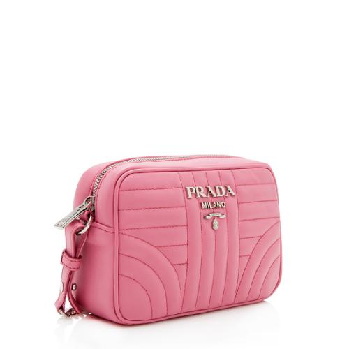 Prada Calfskin Diagramme Crossbody