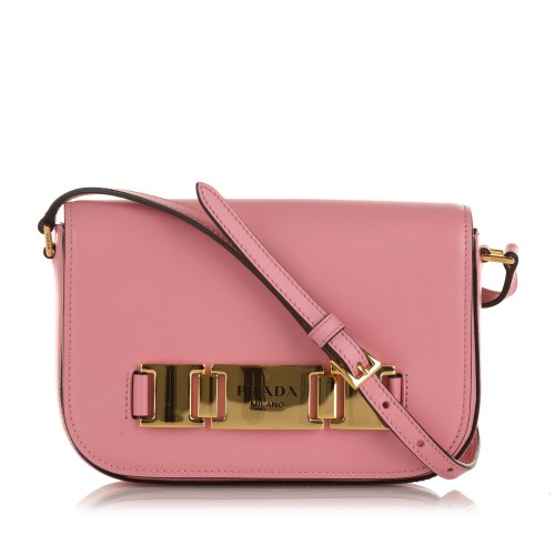 Prada Glace Calf Etiquette Crossbody