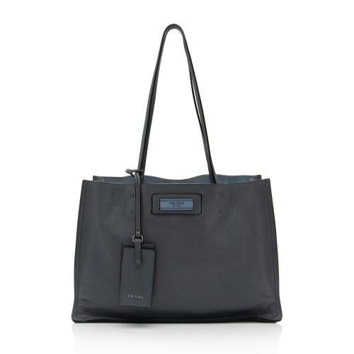 Prada Glace Calf Etiquette Tote